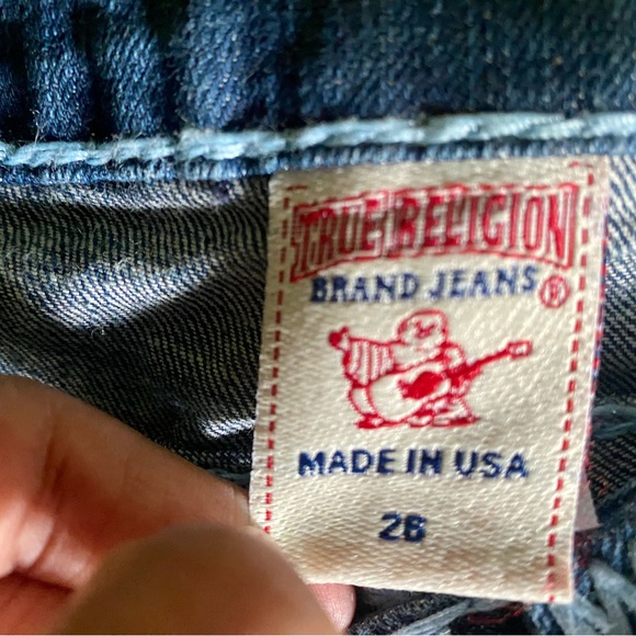 True Religion Ice Wash Straight Leg Jeans - Picture 8 of 14